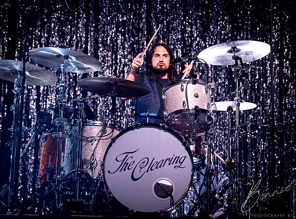 Man playing drums